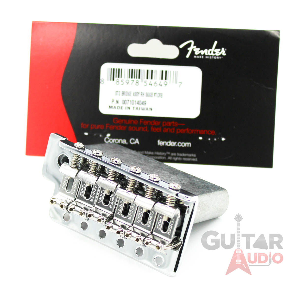 Genuine Fender Big Block High/Hi-Mass Mexican Strat Chrome Tremolo
