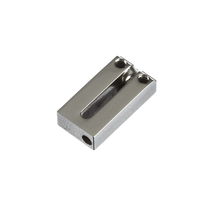 Genuine Fender American Deluxe Strat/Stratocaster Offset Saddle, Chrome