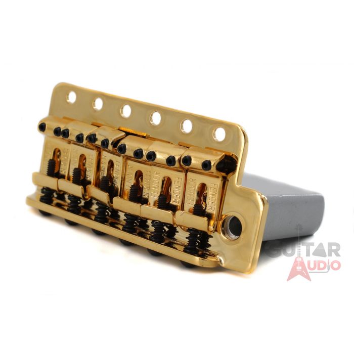Genuine Fender MIM Classic/Highway 1 Strat Stratocaster Tremolo Bridge - GOLD