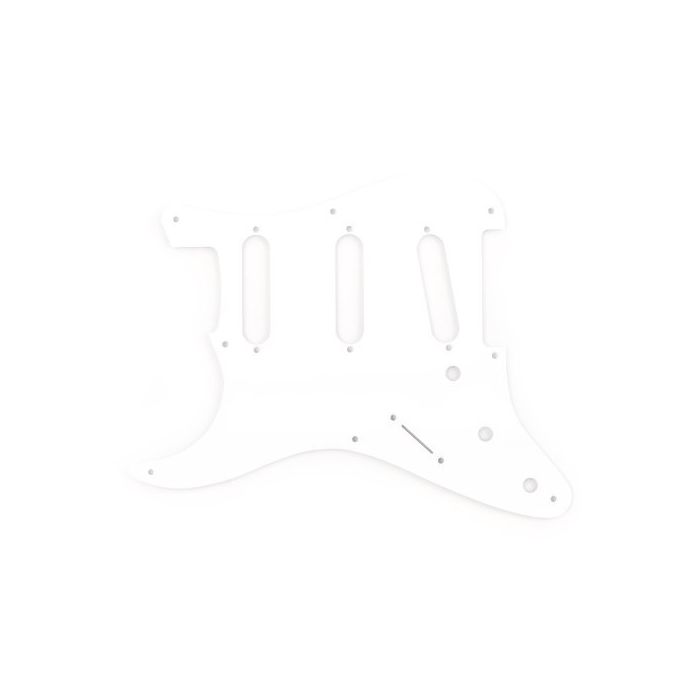 Genuine Fender Vintage '57 Stratocaster Lefty, 8-Hole, White 3-Ply Pickguard