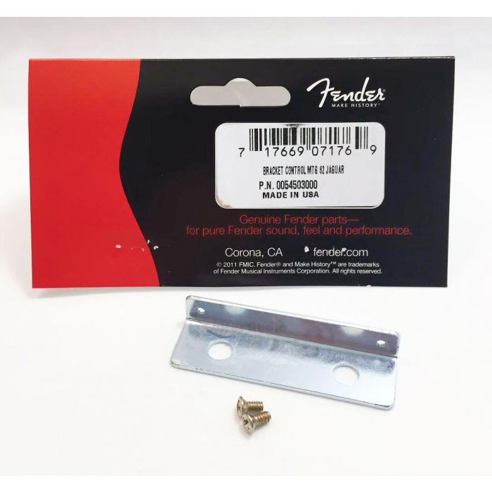 Genuine Fender Roller Control Pot Mount Bracket Plate for '62 USA Jaguar Guitar