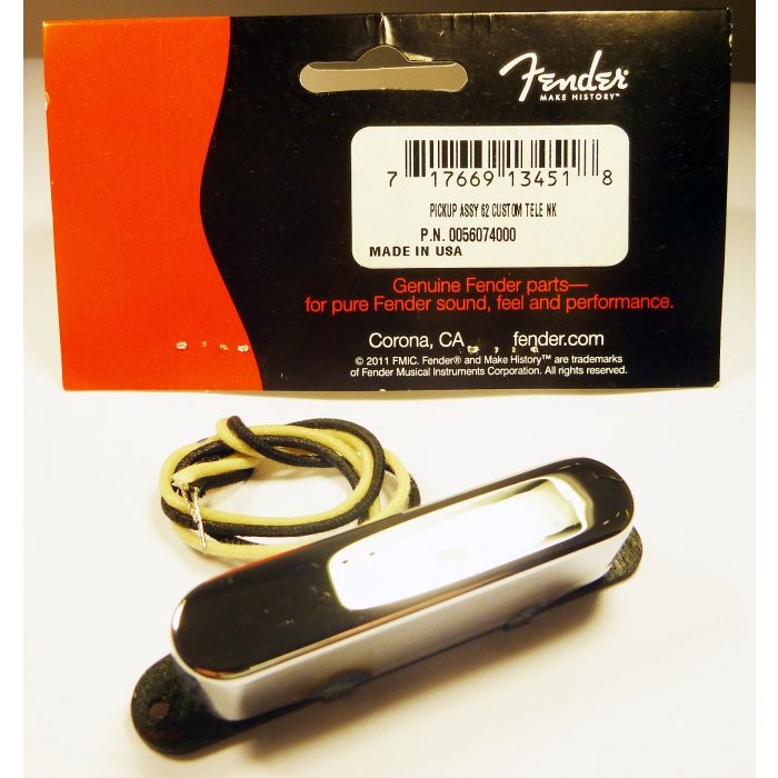 Genuine Fender Reissue American Vintage '62 Custom Telecaster Tele Neck Pickup
