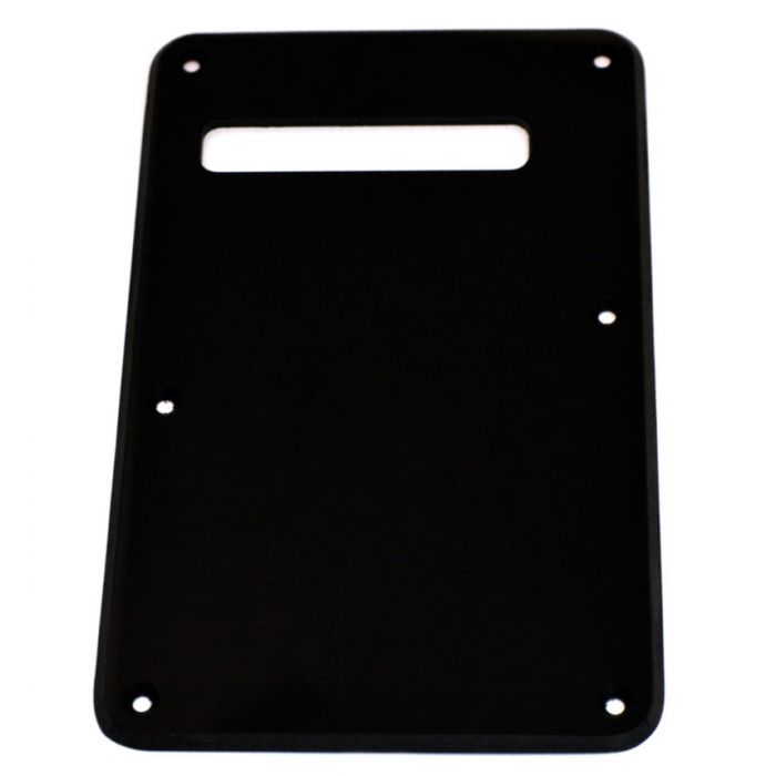 Genuine Fender American Deluxe Strat Guitar 1Ply BackPlate Tremolo Cover - BLACK