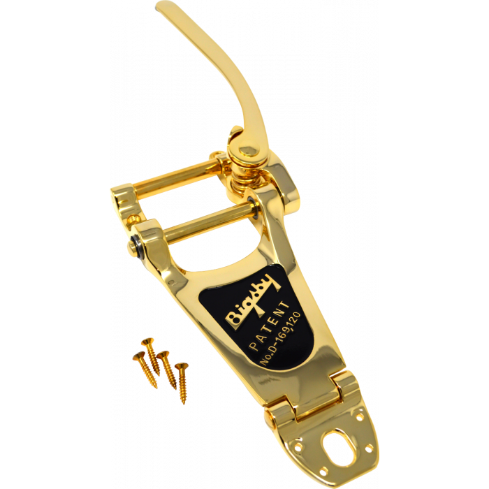 Bigsby Gretsch B7G Gold Vibrato Tailpiece, Made in USA, 006-0150-100
