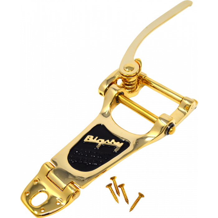 Bigsby Gretsch B7GLH Vibrato Tailpiece, Made in USA, Left-Handed, Gold