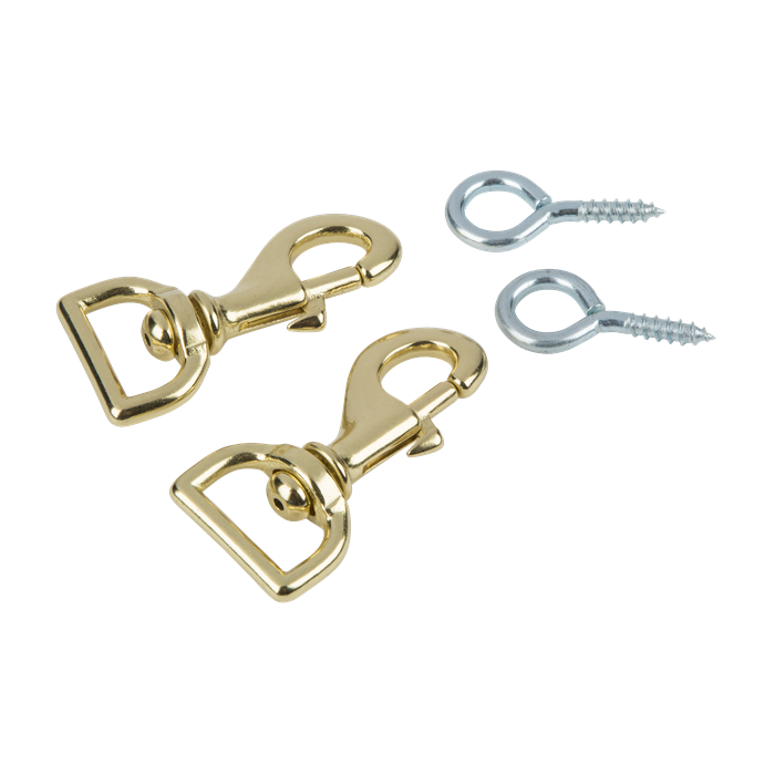 EVH Eddie Van Halen Signature Strap Clasps Set with Eye Hooks