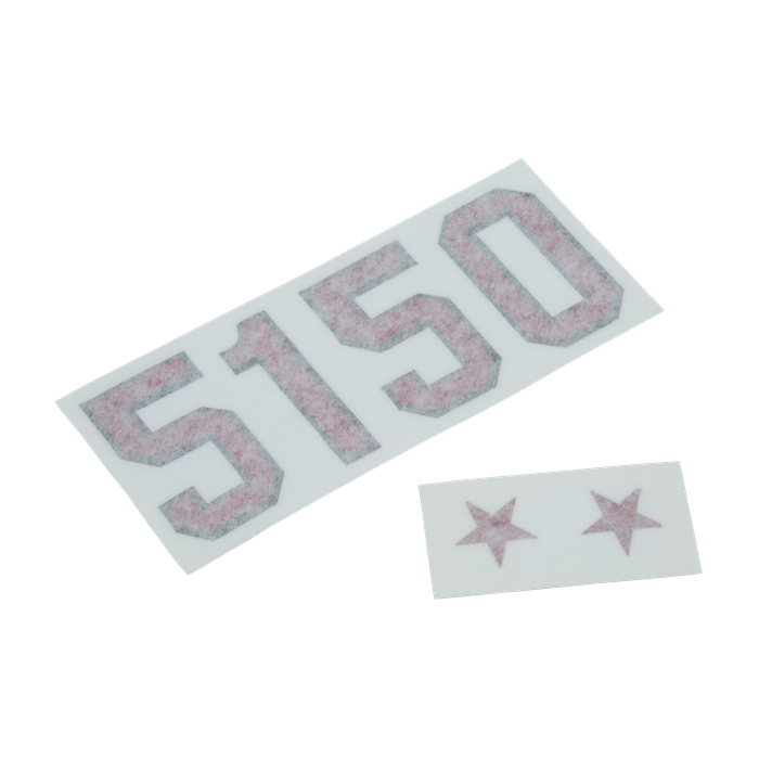 Official 5150 Red Holographic Prism Guitar Decal Sticker Set EVH Eddie Van Halen