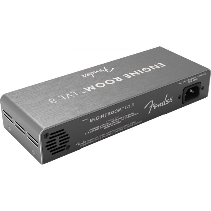 Fender Engine Room LVL8 Multi-Pedal Power Supply, 9Vdc at 500mA, 120V