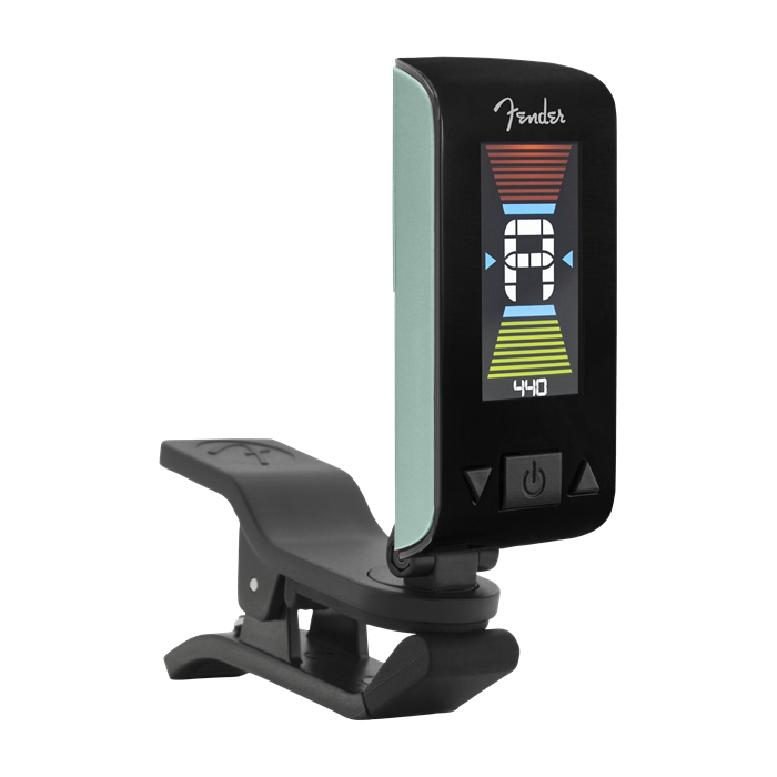 Genuine Fender Original Clip-On Color LCD Tuner for Guitar, Banjo - DAPHNE BLUE