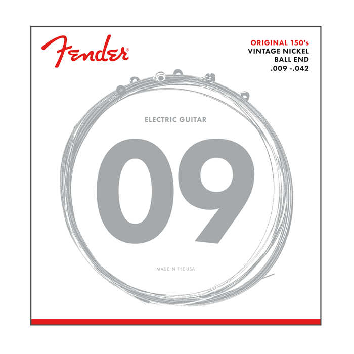 Fender 150L Pure Nickel Electric Guitar Strings Set - LIGHT 9-42