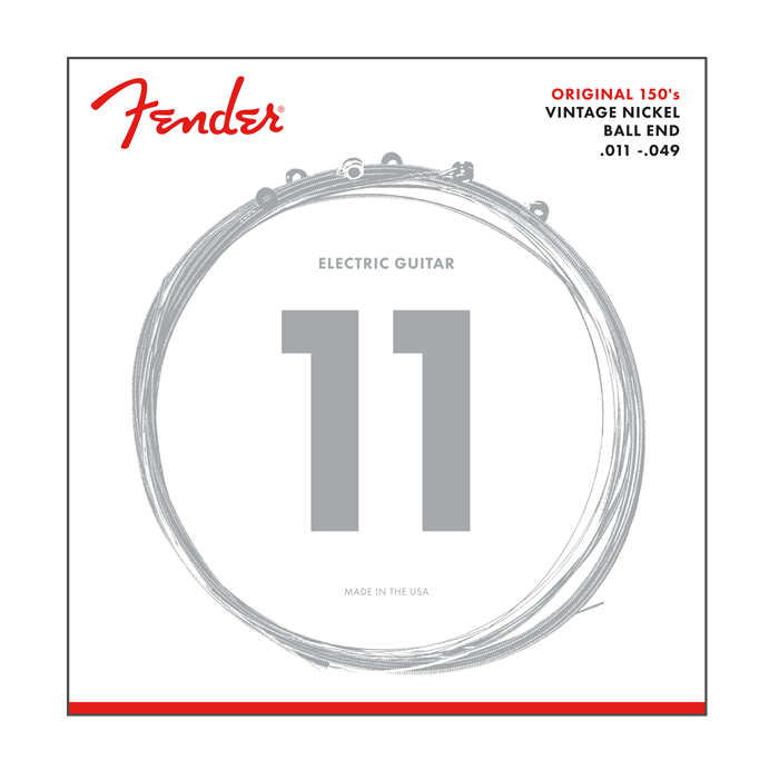 Fender 150M Pure Nickel Electric Guitar Strings Set - MEDIUM 11-49
