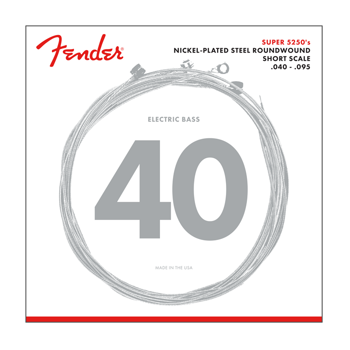 Fender 5250XL NPS Roundwound Electric Bass Strings Short-Scale EXTRA LIGHT 40-95