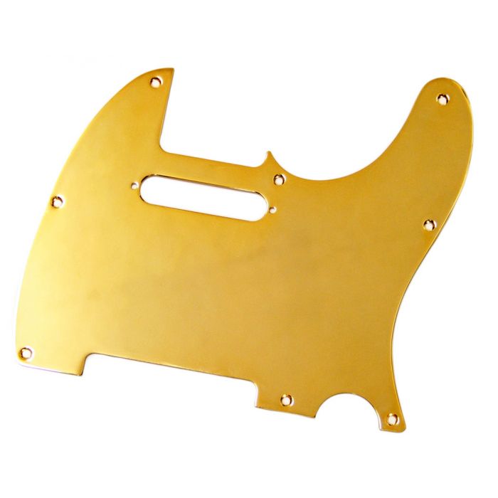 Genuine Fender Solid Metal American Standard Tele/Telecaster Pickguard - GOLD