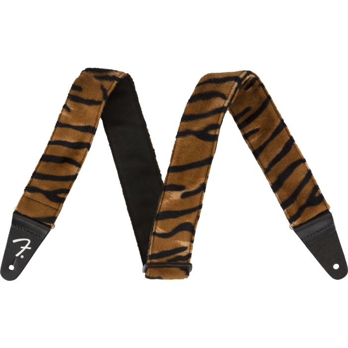 Genuine Fender 2" Wide, Wild Animal Faux Print Guitar Strap - Tiger