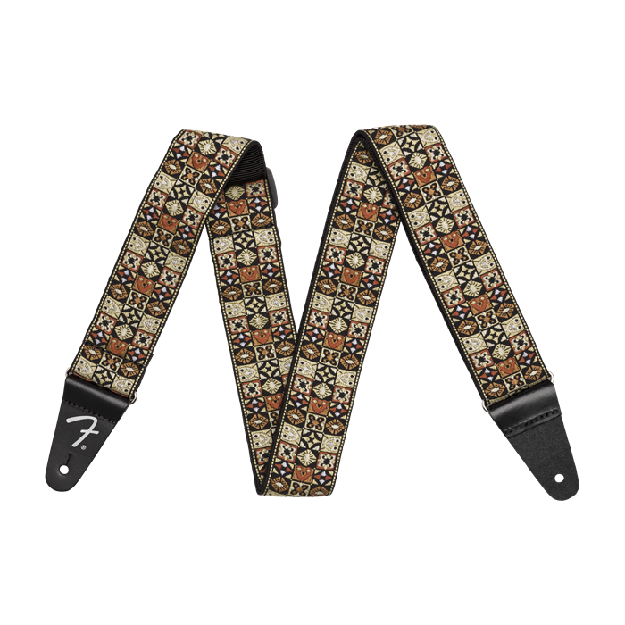 Genuine Fender 2" Festival Series Adjustable Guitar Strap, Tan