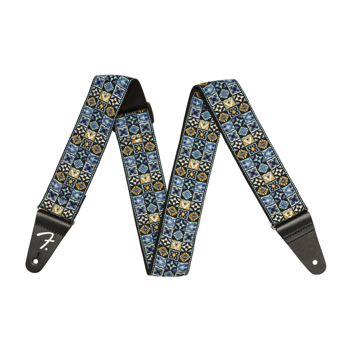 Genuine Fender 2" Festival Series Adjustable Guitar Strap, Blue