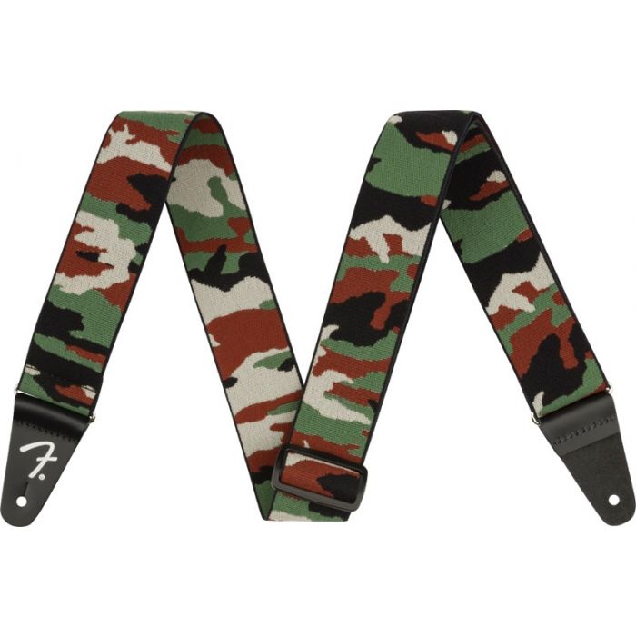 Genuine Fender WeighLess 2" Wide Camo Series Guitar Strap 099-0685-100