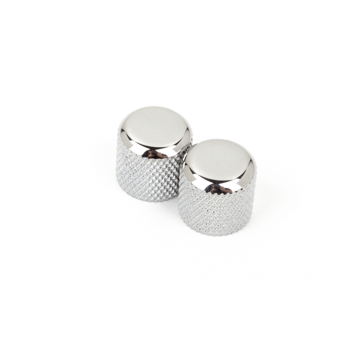 Genuine Fender Original Tele/Telecaster or Precision Bass Dome Knobs - Chrome