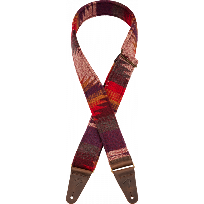 Genuine Fender 2" Wide Zion Guitar Strap, Purple Aztec 099-2132-548