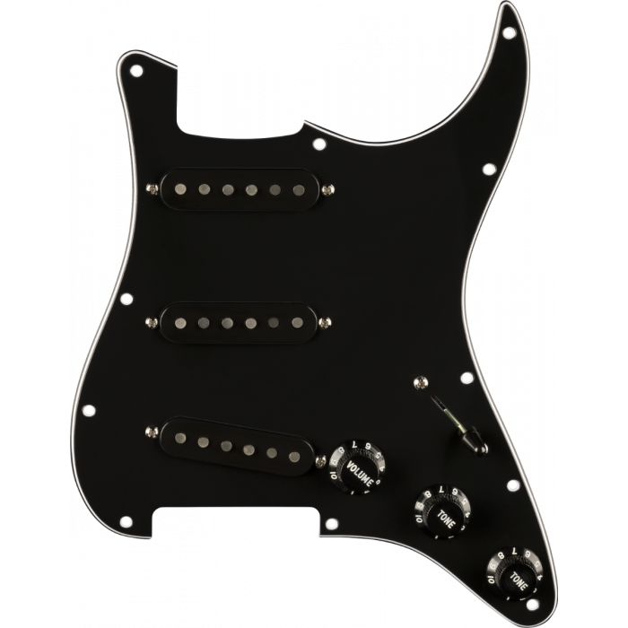 FENDER Pre-Wired Pure Vintage '59 Loaded Strat w/RWRP Middle, Black, 11-Hole