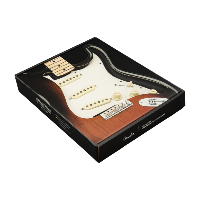 Genuine FENDER Pre-Wired CUSTOM SHOP '69 Loaded PARCHMENT Strat Pickguard