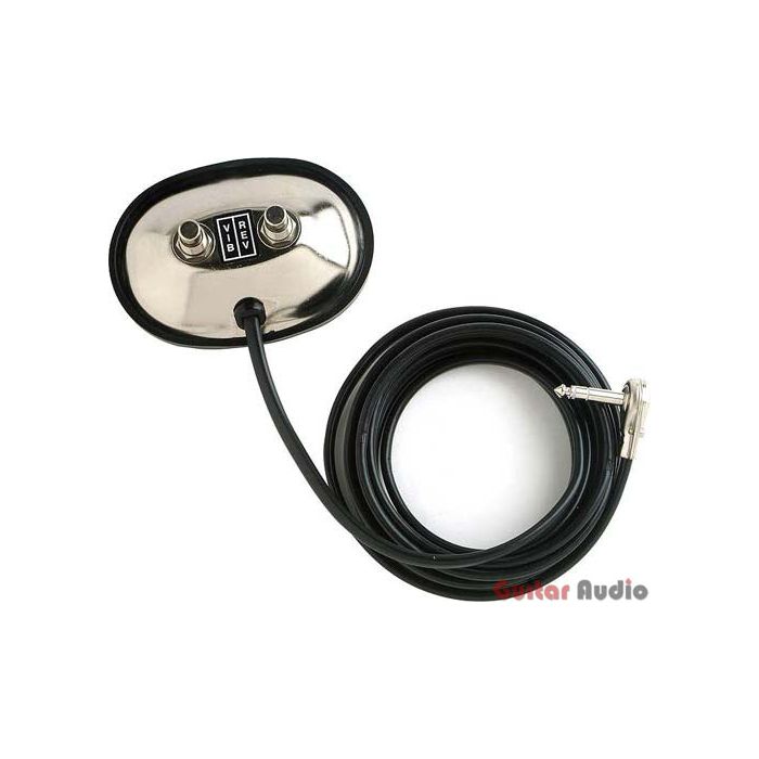 Genuine Fender 2-Button Vibrato/Reverb Amplifier Amp Footswitch - 099-4058-000