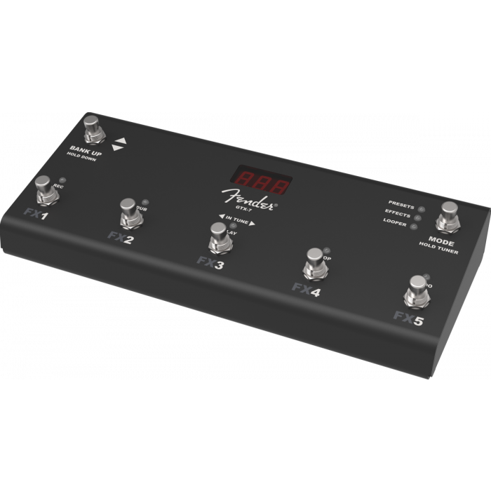 Genuine Fender GTX-7 Footswitch Controller for Mustang GTX Amp/Amplifier