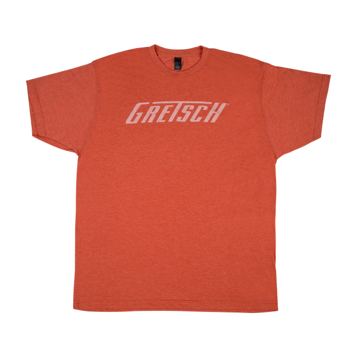 Gretsch Guitars Logo Men's T-Shirt Gift, Heather Orange, XL (EXTRA LARGE)