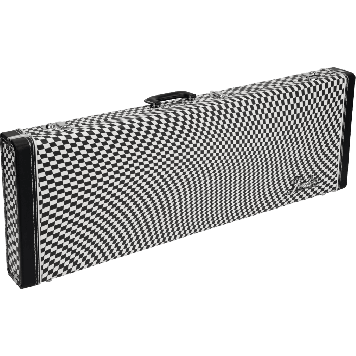 Fender Classic Series Case, Strat/Tele, Wavy Checkerboard Guitar Case