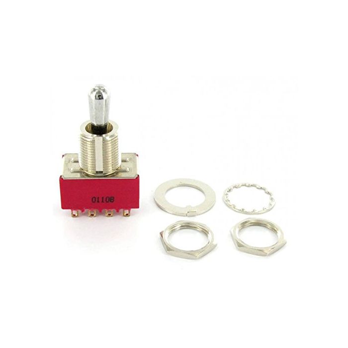 DiMarzio 3 Way 4-Pole Double Throw Pickup Selector Switch On-On-On 4PDT - EP1111