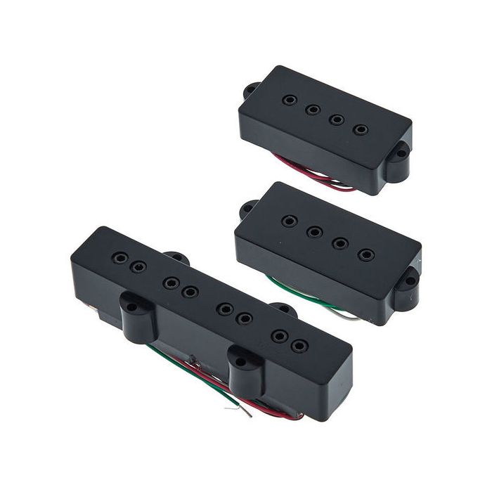 DiMarzio DP126 P+J Neck and Bridge Bass Pickups Set - BLACK