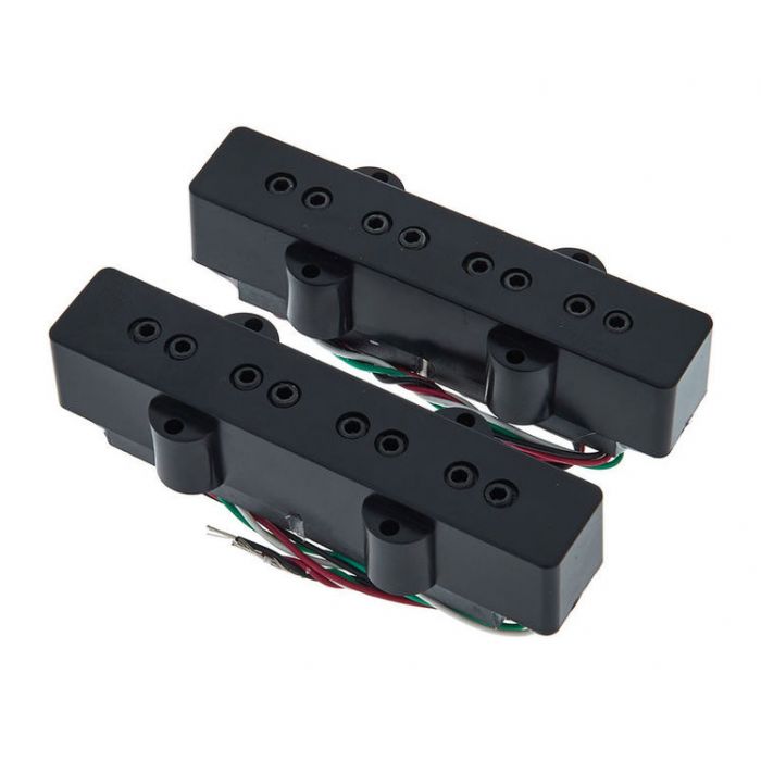 DiMarzio DP123 Model J/Jazz Bass Neck and Bridge Pickups Set - BLACK