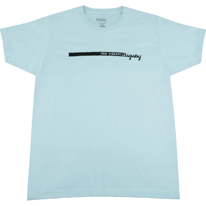 Bigsby "True Vibrato" Stripe Tee/T-Shirt, Blue, 2XL, XX-Large