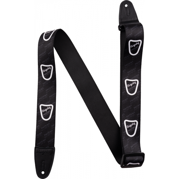Bigsby Patent Pending Adjustable Guitar Strap, Black, 2" 180-2726-006