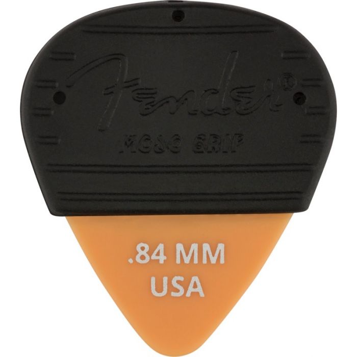 Fender MOJO GRIP Guitar Picks, Dura-Tone Delrin .84, 3-Pack, BUTTERSCOTCH BLONDE