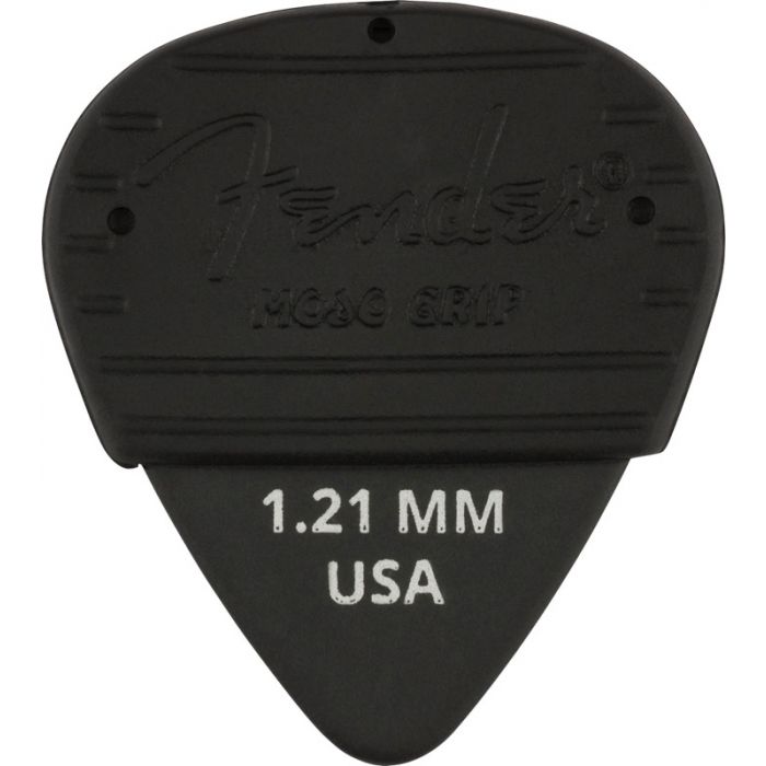 Fender MOJO GRIP Guitar Picks, Dura-Tone Delrin 1.21, 3-Pack BLACK