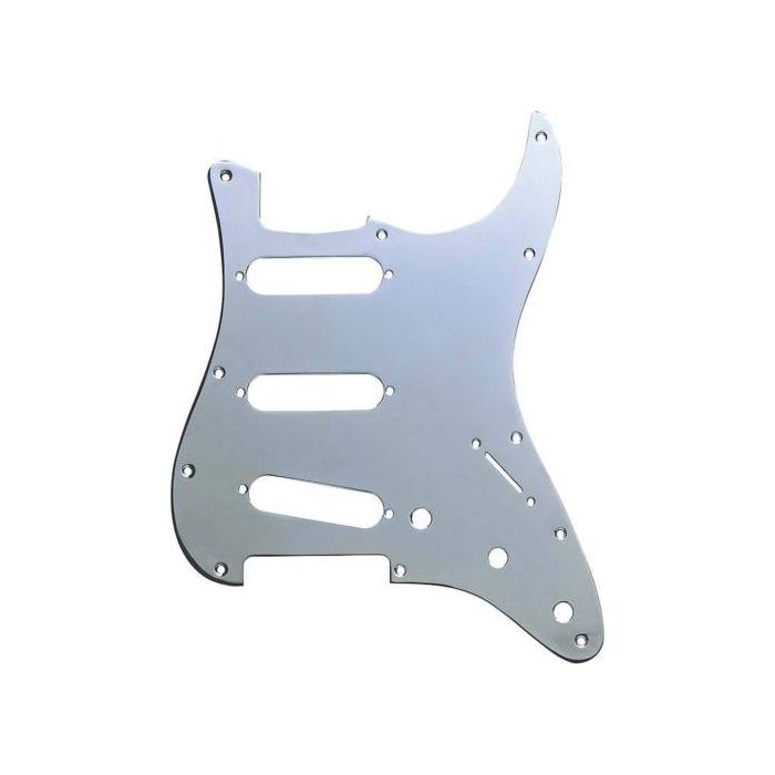 Genuine Fender Chrome Plated Brass 11-Hole Stratocaster/Strat Guitar Pickguard