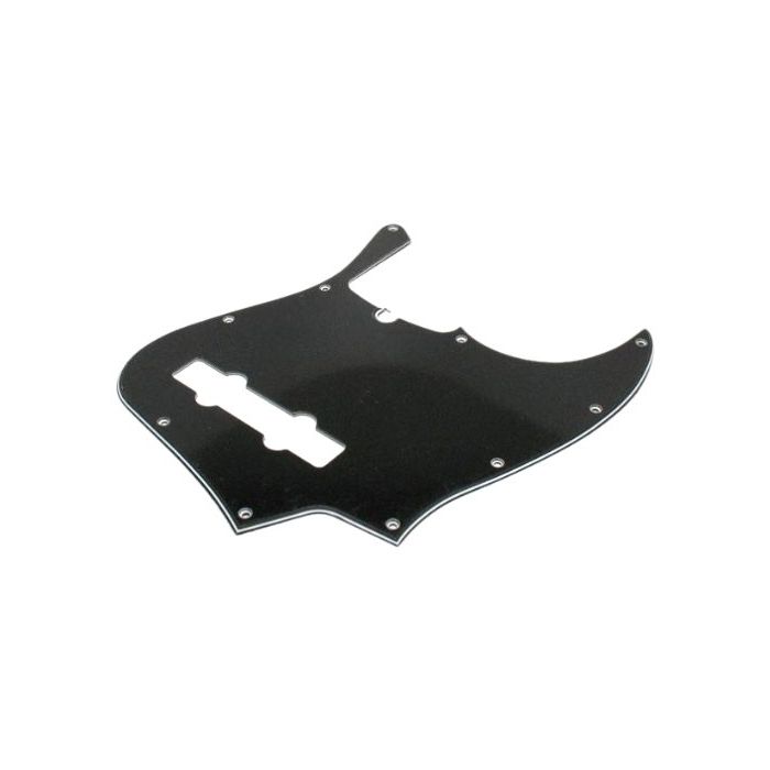 Genuine Fender Modern Pickguard, 5-String Jazz Bass, 10-Hole - Black 3-Ply