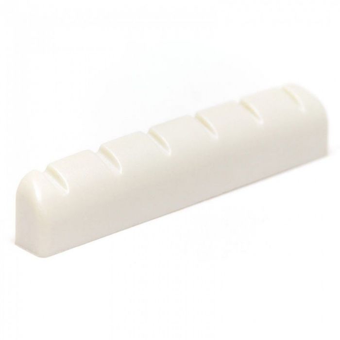 Graph Tech TUSQ Slotted 6-String White Acoustic Guitar Nut, PQ-1728-00