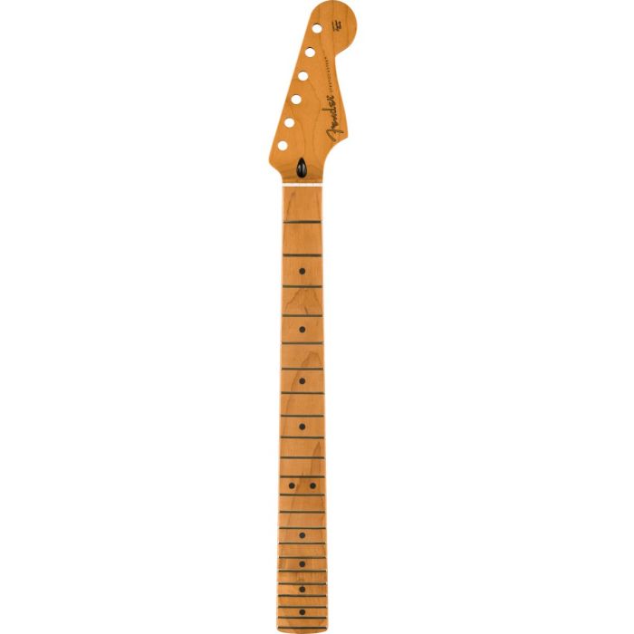Fender Satin Roasted Maple Strat/Stratocaster Neck, 22 Jumbo, 12", Flat Oval