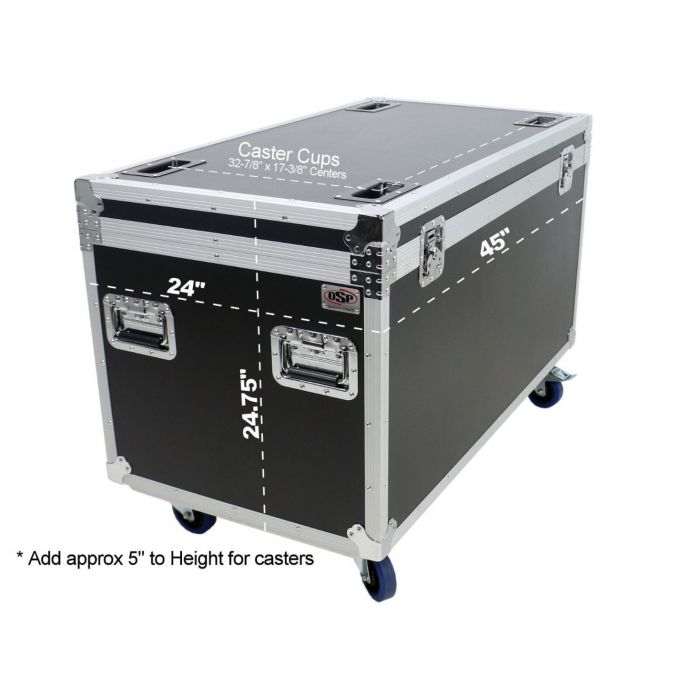 OSP 30" Truck Pack Utility Equipment ATA Transport Road Tour Case - TP4524-30