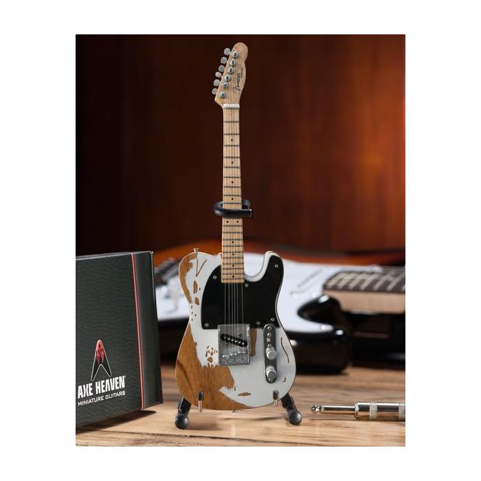 AXE HEAVEN Official Jeff Beck Fender Vintage Esquire Tele MINIATURE Guitar Gift