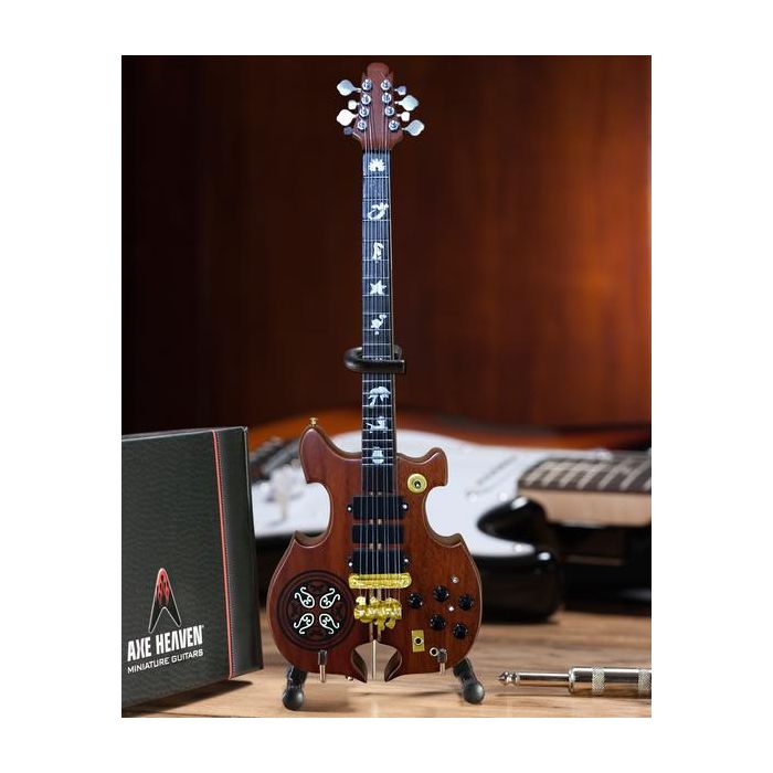 AXE HEAVEN John Paul Jones Alembic 8-String MINIATURE Bass Display Gift