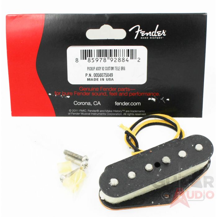 Genuine Fender '62 Custom Tele/Telecaster BRIDGE Pickup - 005-6075-049