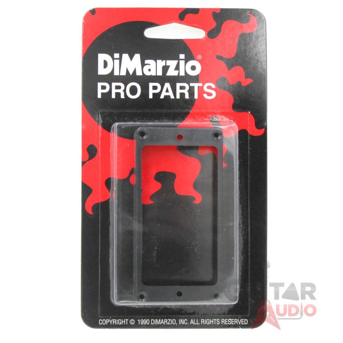 DiMarzio Humbucker Bridge Pickup Slanted, Flat Bottom Mounting Ring - BLACK