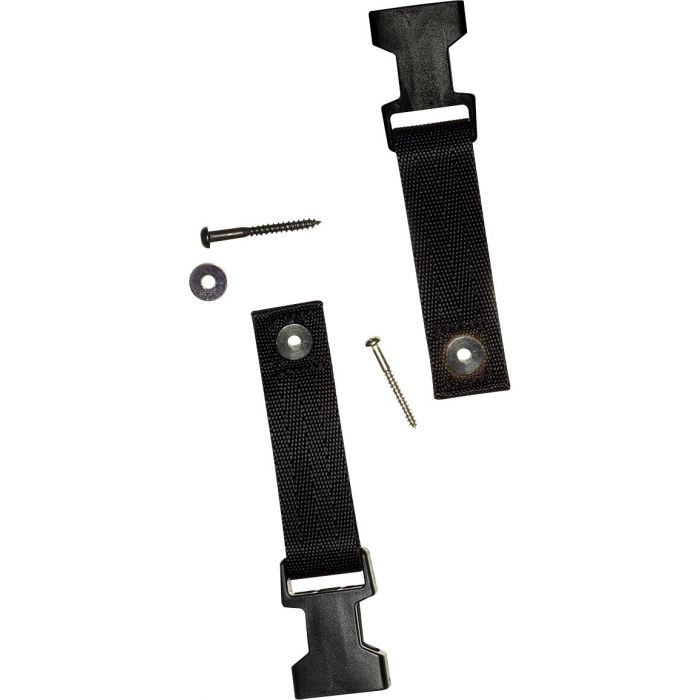 DiMarzio EXTRA LONG Fasteners Pair for ClipLock Straps DD2202, BLACK (2)