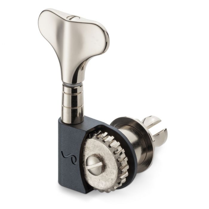 Schaller Germany 2x2 BM Light M4, Lightweight Split-Post Bass Tuners Set, NICKEL