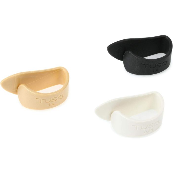 Graph Tech TUSQ Mixed-Color 1.40 Guitar Thumb Picks (3-Pack) PQP-0140-MX