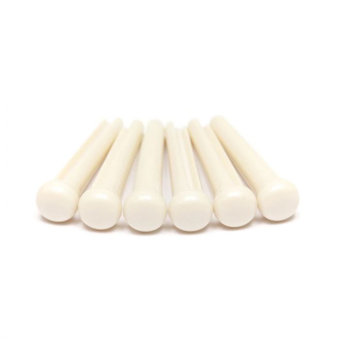 Graph Tech TUSQ White Acoustic Guitar Bridge Pins, PP-1100-01