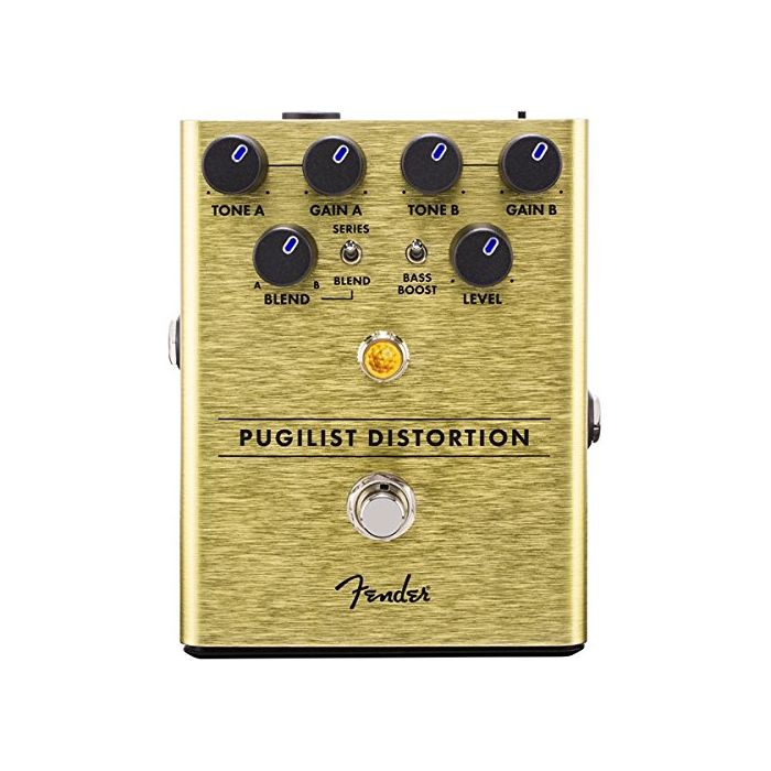Genuine Fender Pugilist Distortion Electric Guitar Stomp Box Effects Pedal